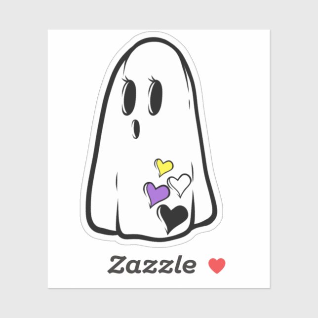 Non-Binary Pride Ghost (Sheet)