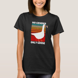 Non Binary Pride No Gender Only Goose Lgbtq Enby T-Shirt