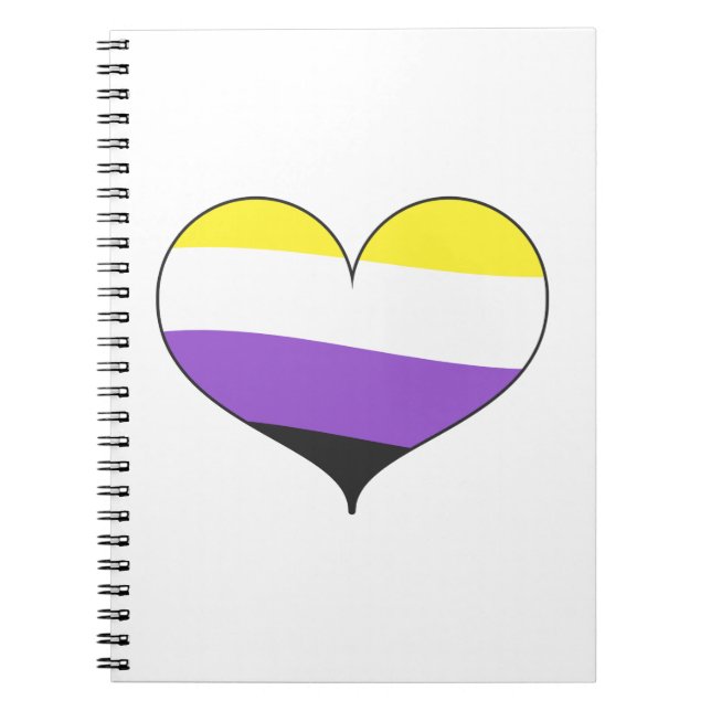 Non Binary Pride Notebook (Front)