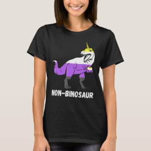Non Binary Rex Unicorn Lgbtq Nonbinary Flag Gender T-Shirt