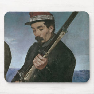 Non Commissoned Officer holding his Rifle Mouse Pad