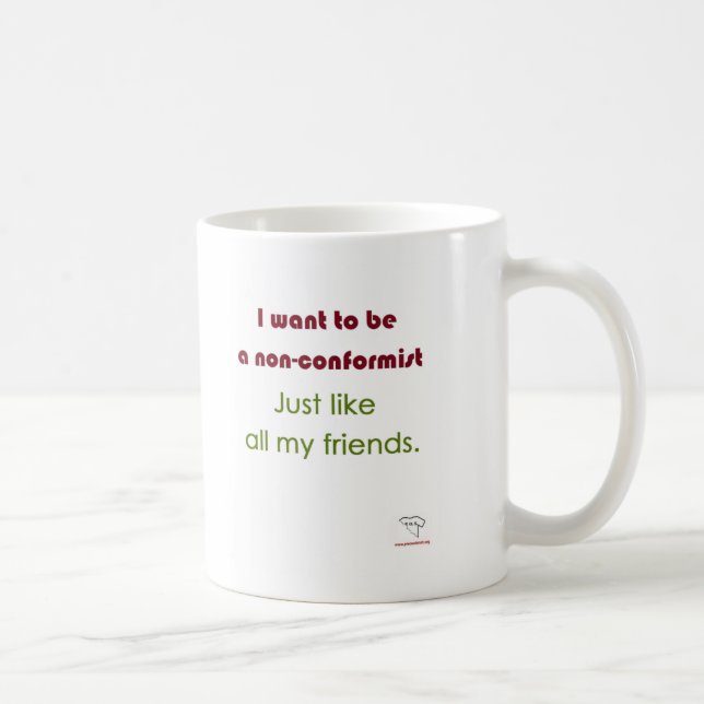 Non-Conformist Coffee Mug (Right)