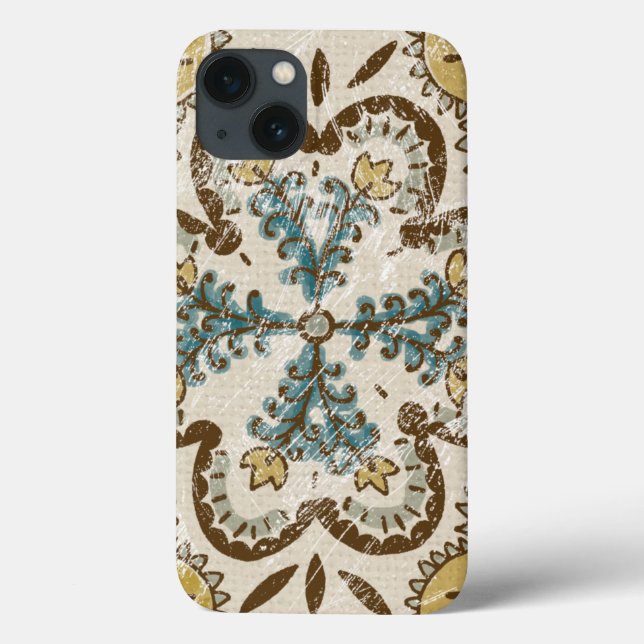 Non-Embellished Batik Square II Case-Mate iPhone Case (Back)