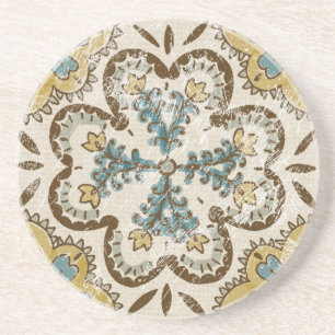 Non-Embellished Batik Square II Coaster