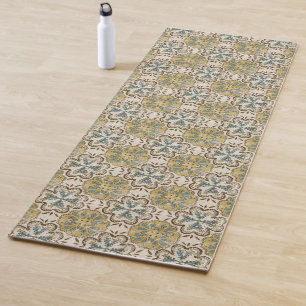 Non-Embellished Batik Square II Yoga Mat