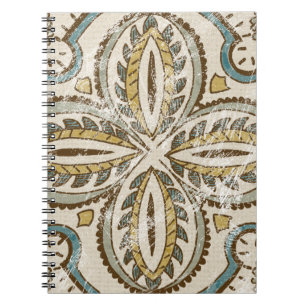 Non-Embellished Batik Square III Notebook