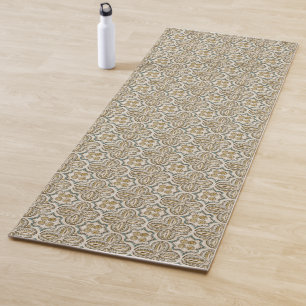 Non-Embellished Batik Square III Yoga Mat