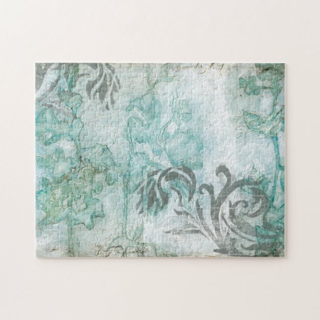 Non-Embellished Flower Spray III Jigsaw Puzzle (Horizontal)