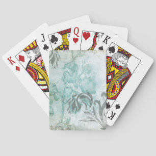 Non-Embellished Flower Spray III Playing Cards