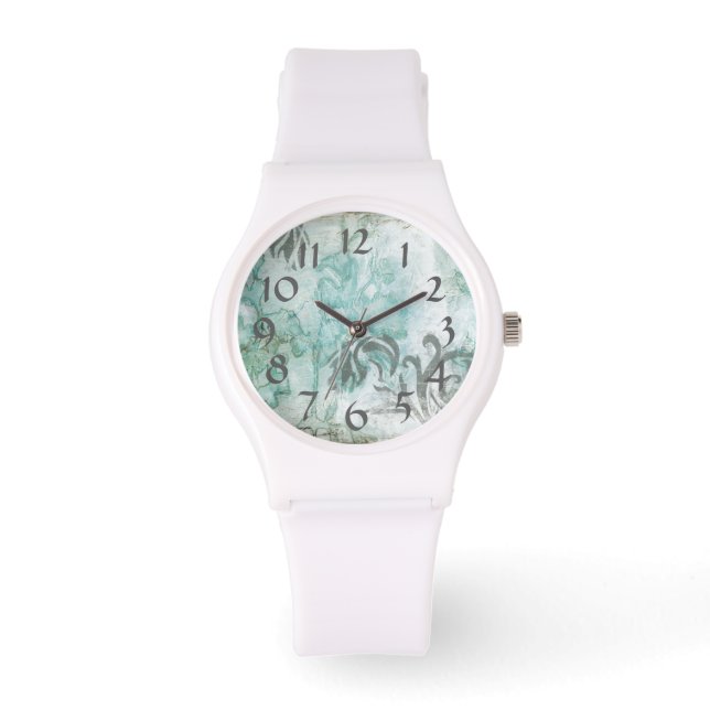 Non-Embellished Flower Spray III Watch (Front)