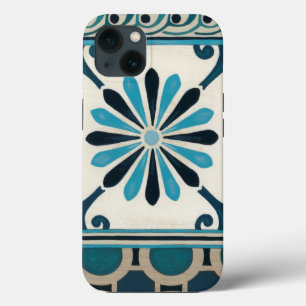 Non-Embellished Indigo Frieze II iPhone Case