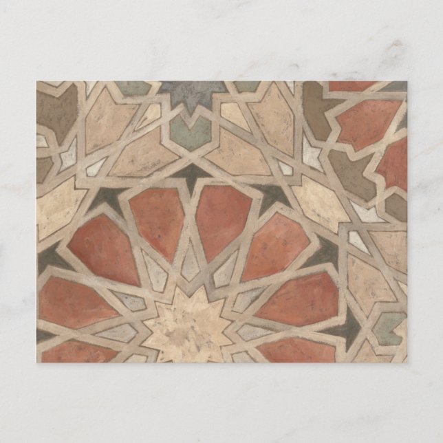 Non-Embellished Marrakesh Design I Postcard (Front)