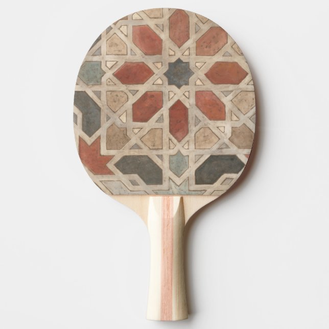 Non-Embellished Marrakesh Design II Ping Pong Paddle (Front)