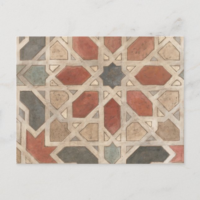 Non-Embellished Marrakesh Design II Postcard (Front)