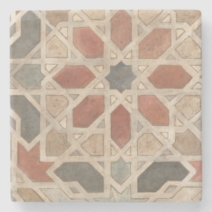 Non-Embellished Marrakesh Design II Stone Coaster