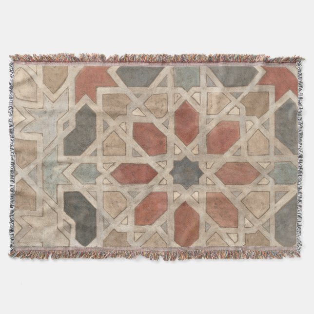 Non-Embellished Marrakesh Design II Throw Blanket (Front)