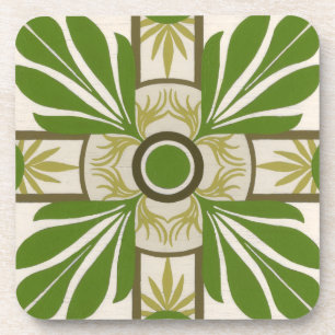 Non-Embellished Palm Motif I Coaster