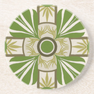 Non-Embellished Palm Motif I Coaster