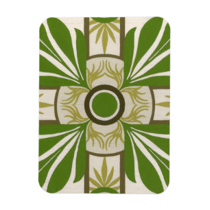 Non-Embellished Palm Motif I Magnet