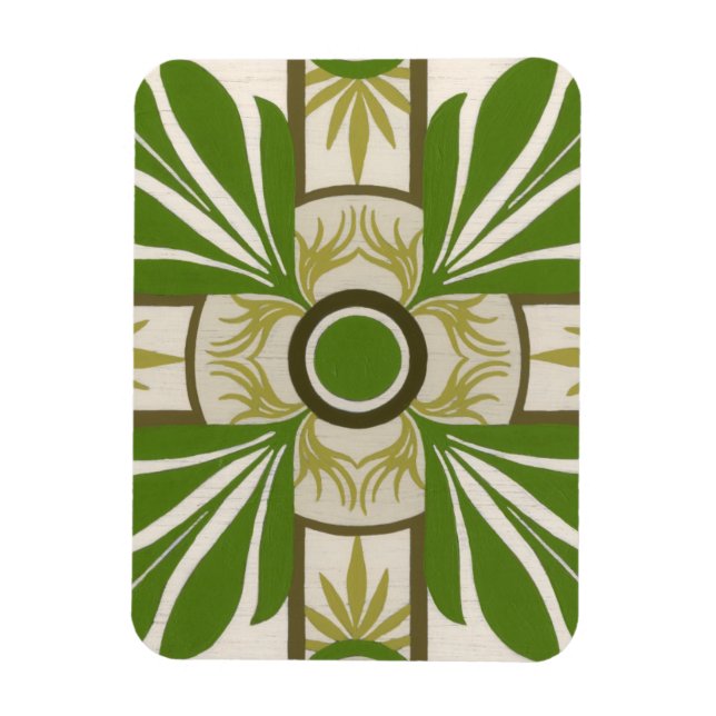 Non-Embellished Palm Motif I Magnet (Vertical)