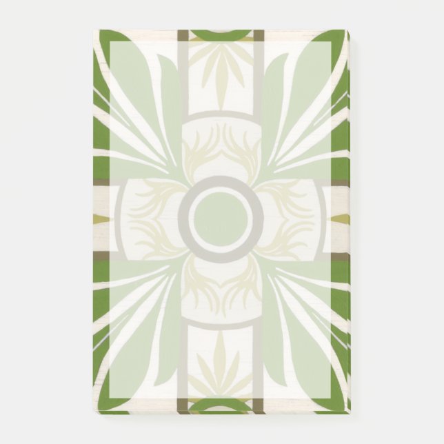 Non-Embellished Palm Motif I Post-it Notes (Front)