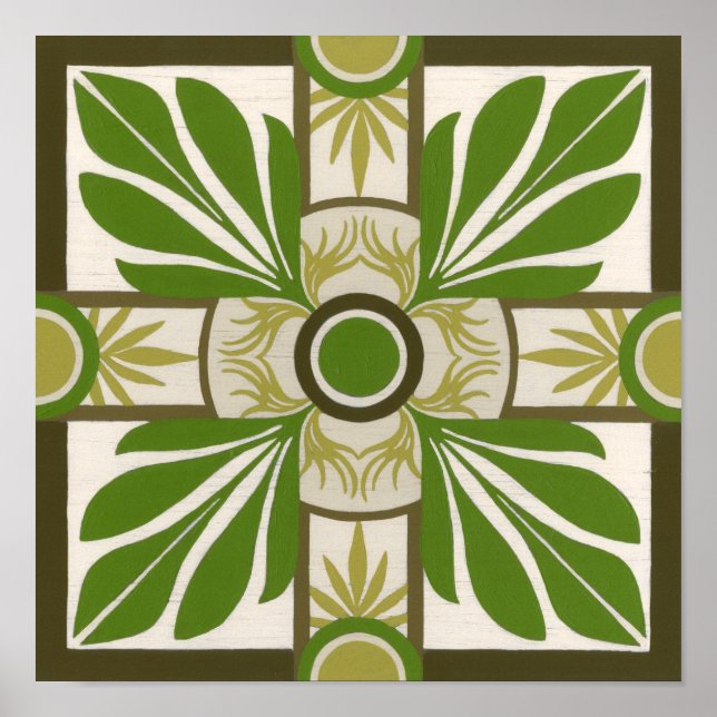 Non-Embellished Palm Motif I Poster (Front)