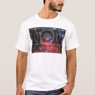 non-fem, red stars T-Shirt