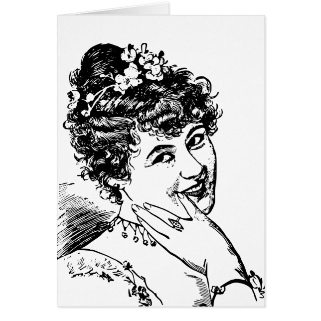 Non-flirting woman flirting sarcastic (Front)