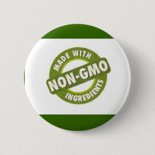 Non GMO 6 Cm Round Badge