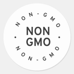 Non-GMO Classic Round Sticker