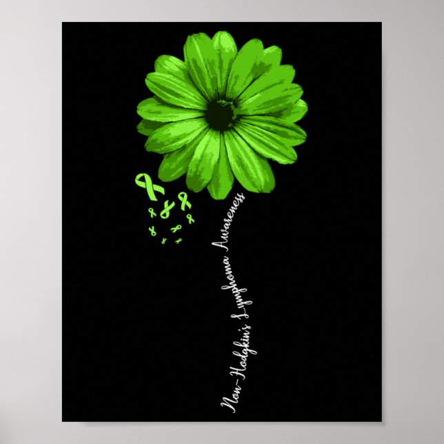 Non-hodgkin’s Lymphoma Awareness Warrior Pretty Poster (Front)