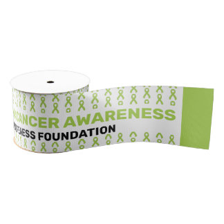 Non-Hodgkin's Lymphoma Cancer Awareness Patten Gro Grosgrain Ribbon