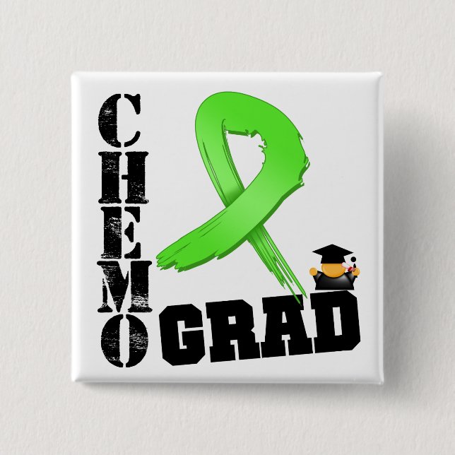 Non-Hodgkins Lymphoma Chemo Grad 15 Cm Square Badge (Front)