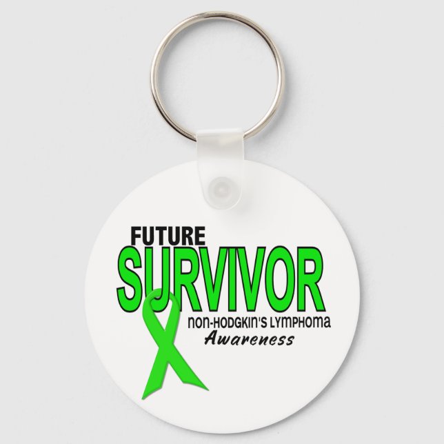 Non-Hodgkins Lymphoma Future Survivor Key Ring (Front)