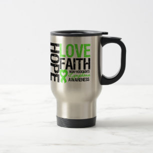 Non-Hodgkin's Lymphoma Hope Love Faith Travel Mug