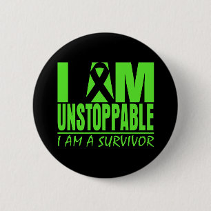 Non-Hodgkins Lymphoma I Am Unstoppable 6 Cm Round Badge