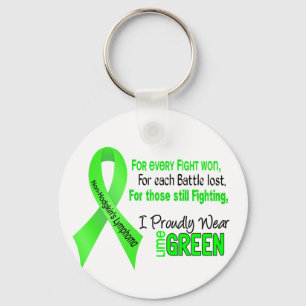 Non-hodgkins Lymphoma I Proudly Wear Lime Green Key Ring