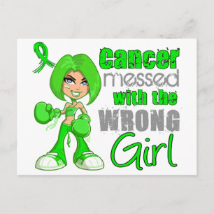 Non-Hodgkin's Lymphoma Messed With Wrong Girl.png Postcard