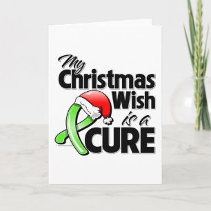 Non-Hodgkin's Lymphoma My Christmas Wish is a Cure Holiday Card