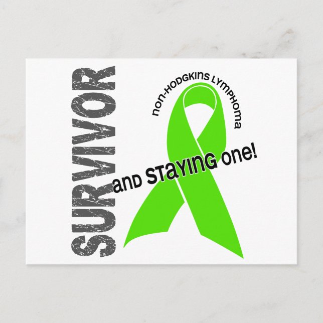 Non-Hodgkin's Lymphoma Survivor 1 Postcard (Front)