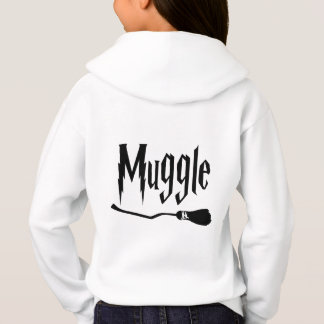Non-Magical Witch and wizard design with broom