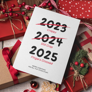 Non-Photo Funny Christmas Holiday Card