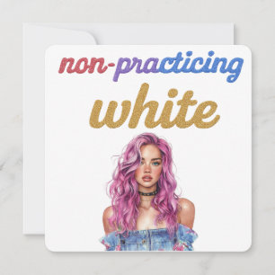 Non-practicing white save the date