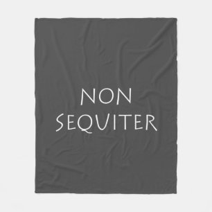 Non sequiter fleece blanket