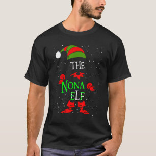 Nona Elf Group Matching Family Christmas Pajama Ou T-Shirt