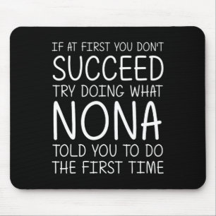 Nona Gift Name Personalised Birthday Funny Christm Mouse Pad