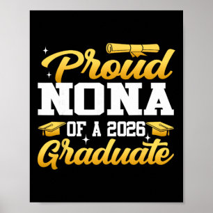 Nona Senior 2026 Proud Nona Of A 2026 Graduate Poster