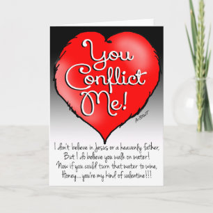 Nonbeliever’s Valentine - Holiday Card