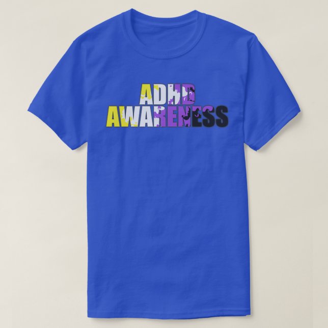 Nonbinary ADHD Awareness T-Shirt (Design Front)