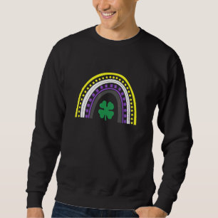 Nonbinary And Genderqueer St Patrick's Day Sweatshirt